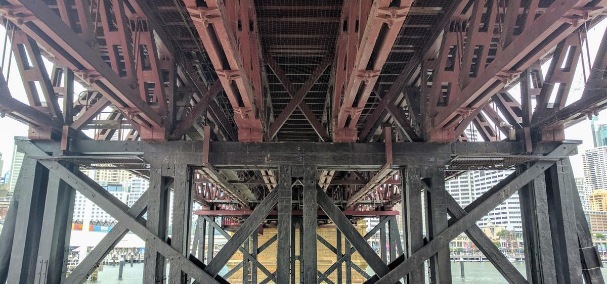 Under Darling Harbour Bridge